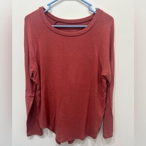 American Eagle Soft Sexy Plush Sweater Mauve Pink Long Sleeve Casual Soft Small